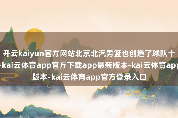 开云kaiyun官方网站北京北汽男篮也创造了球队十年来最好成绩-kai云体育app官方下载app最新版本-kai云体育app官方登录入口