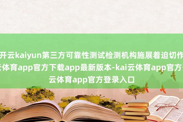 开云kaiyun第三方可靠性测试检测机构施展着迫切作用-kai云体育app官方下载app最新版本-kai云体育app官方登录入口