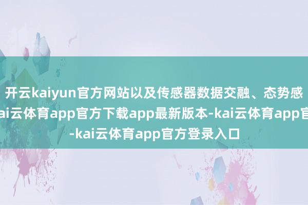 开云kaiyun官方网站以及传感器数据交融、态势感知等方面-kai云体育app官方下载app最新版本-kai云体育app官方登录入口